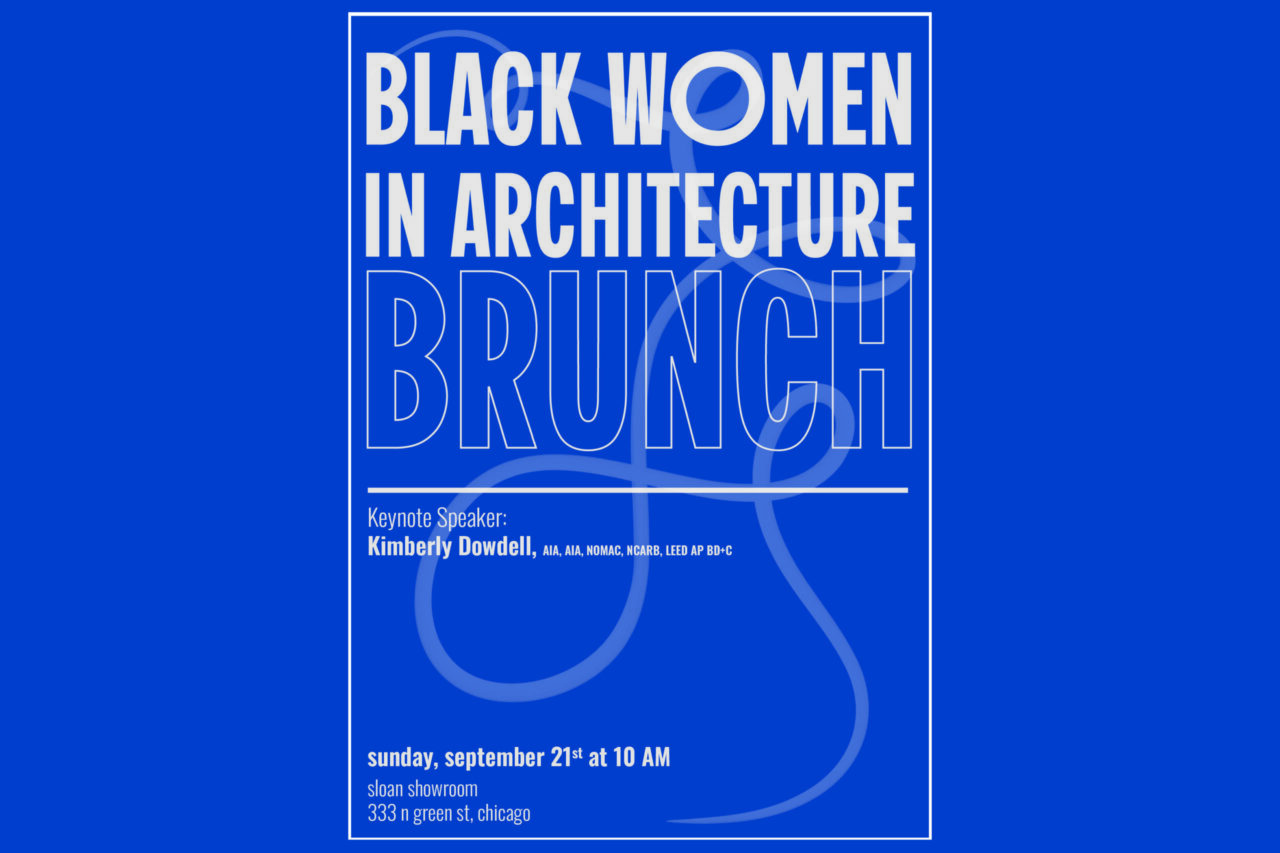 Chris-Annmarie Spencer co-hosting the 2025 Black Women in Architecture Brunch