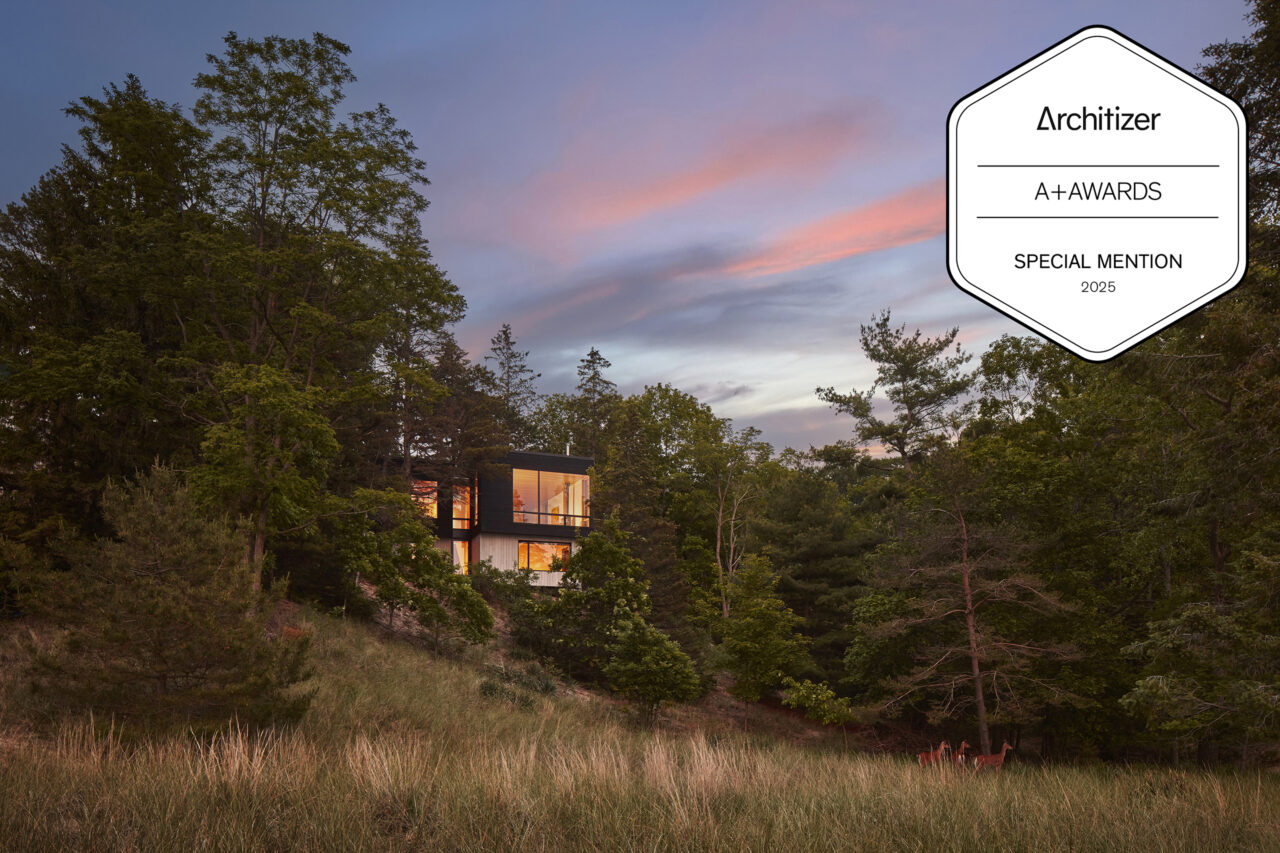 Sawyer Retreat receives an Architizer A+ Special Mention Award!