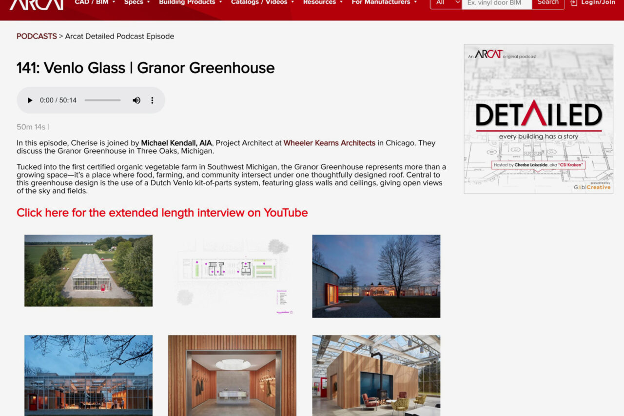 Michael Kendall discusses Granor Greenhouse on Arcat Detailed Podcast