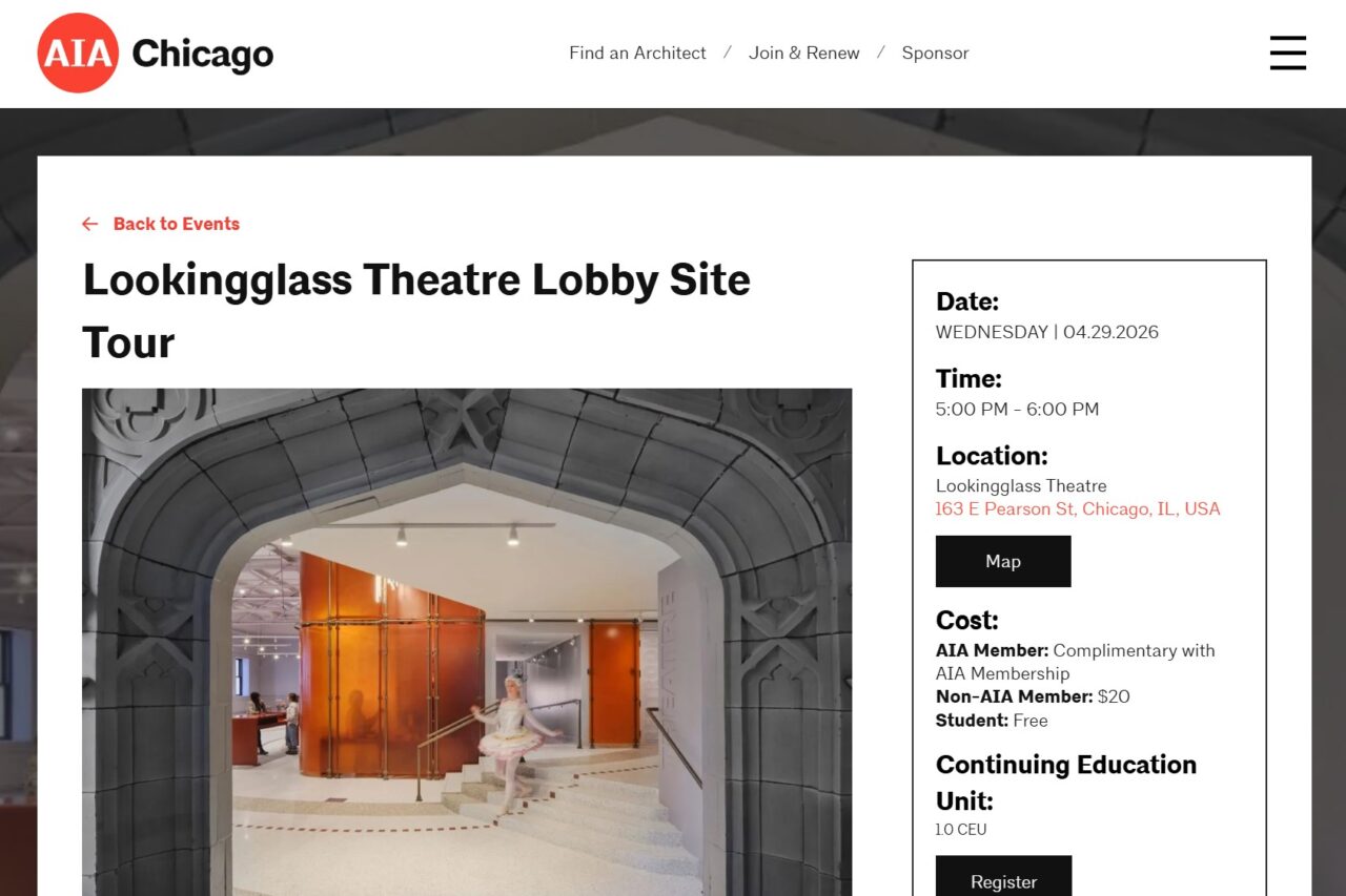 Upcoming Tour: Lookingglass Theatre Lobby Renovation