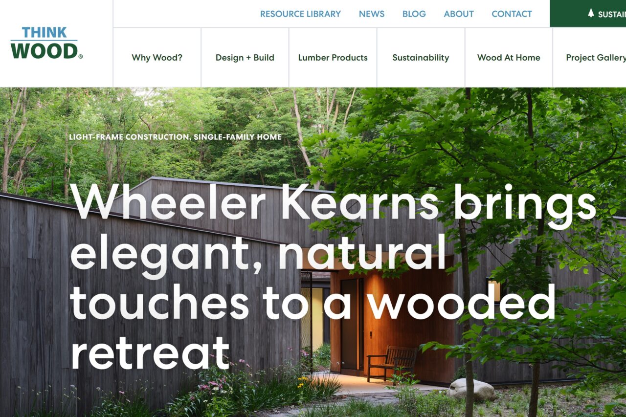 Courtyard Retreat featured by Think Wood