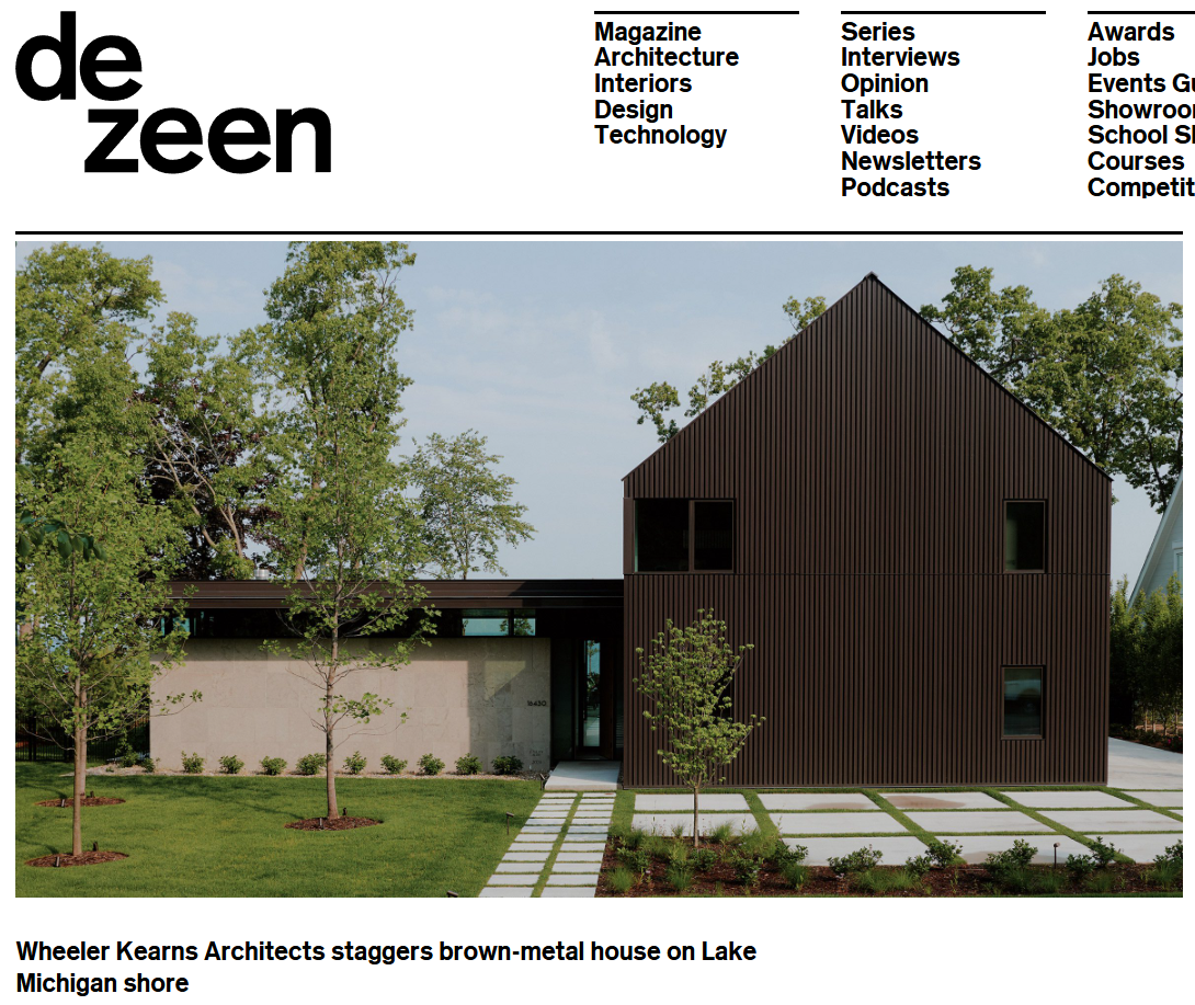 Timber Lane Retreat featured in Dezeen